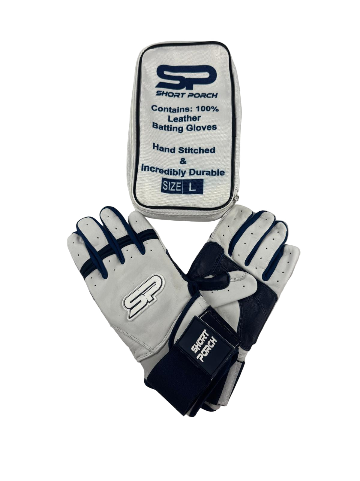 Adult & Youth - Short Porch "SP" Batting Gloves with Carrying Bag