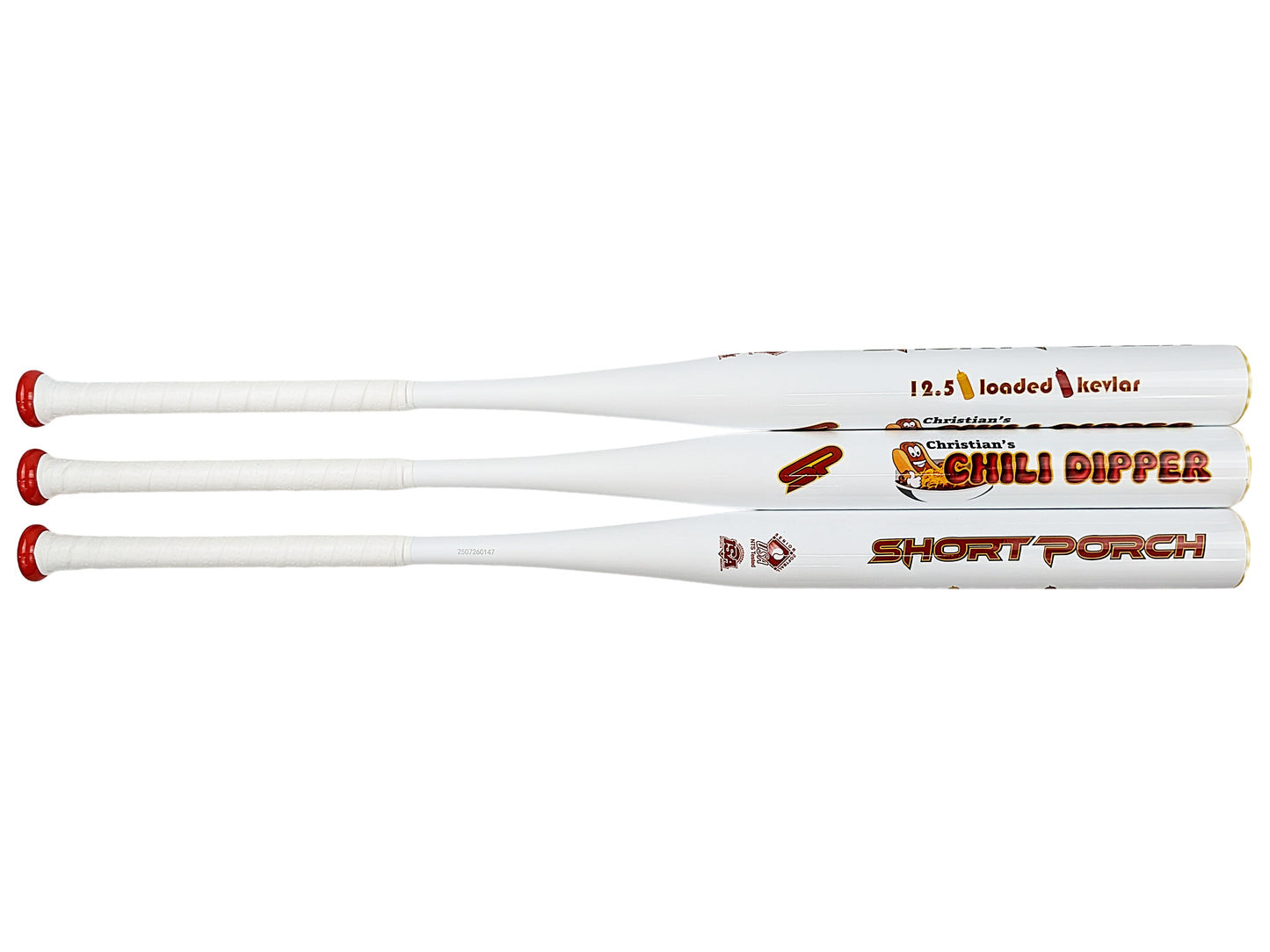 CHRISTIAN'S Chili Dipper Kevlar - OG Spin Tech One-piece 12.5-in. barrel .5 Load - Short Porch Senior Slow Pitch Softball Bat