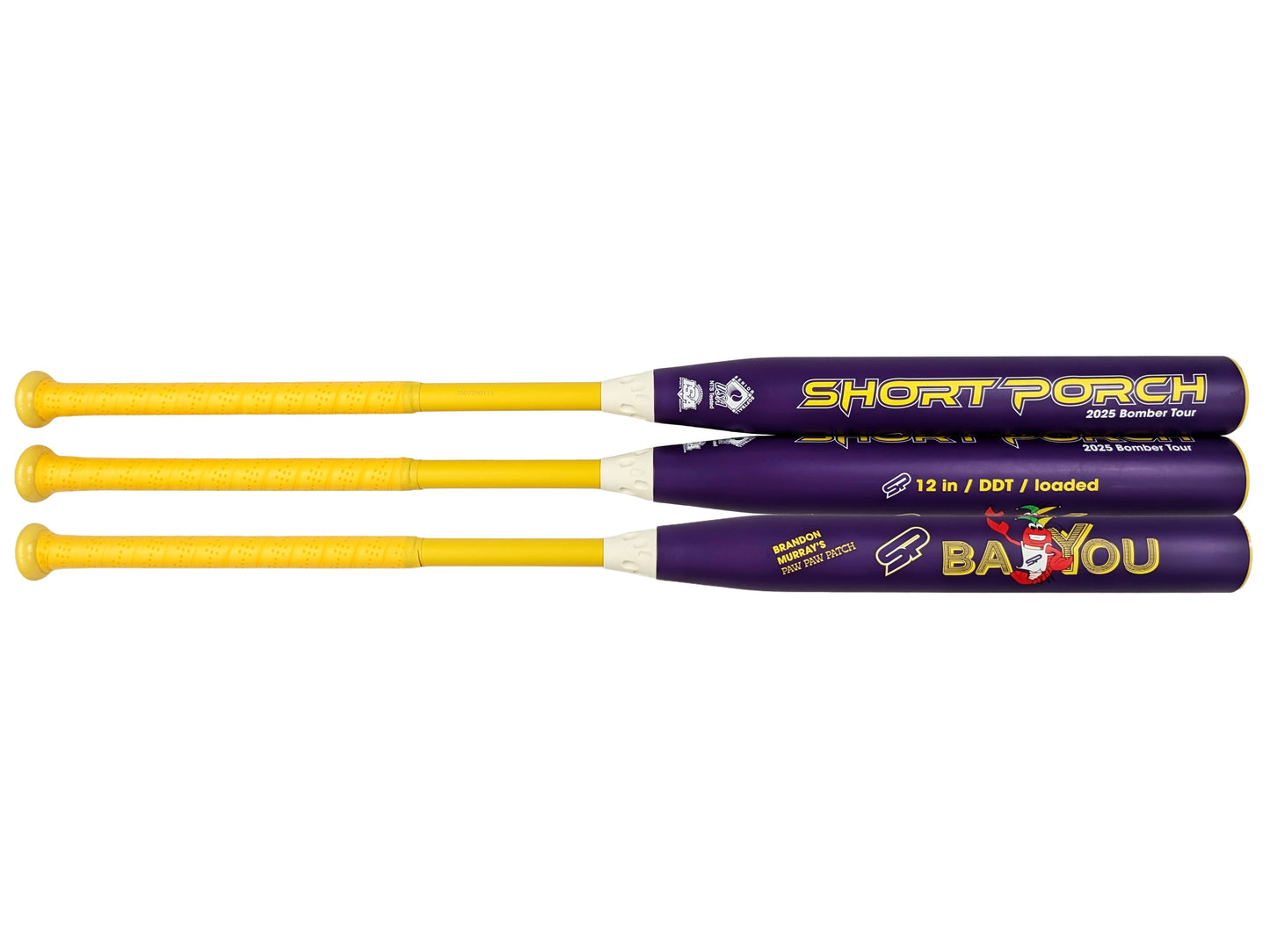 DDT Bayou <Brandon Murray signature> - 2-piece / 12 in - Short Porch Senior Slow Pitch Softball Bat .75 load