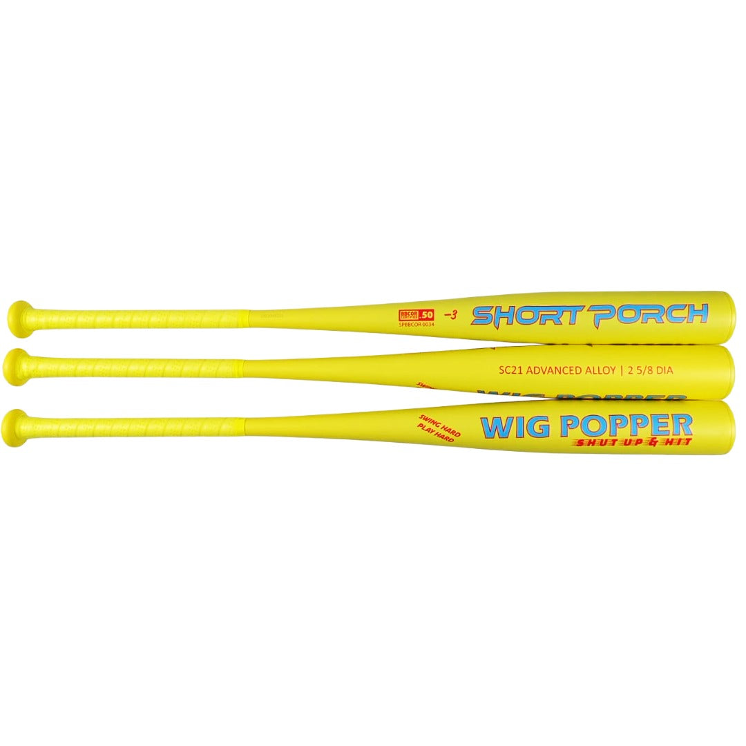 BBCOR Short Porch Sunshine Wig Popper - Limited Edition SC21 Advanced Alloy Baseball Bat