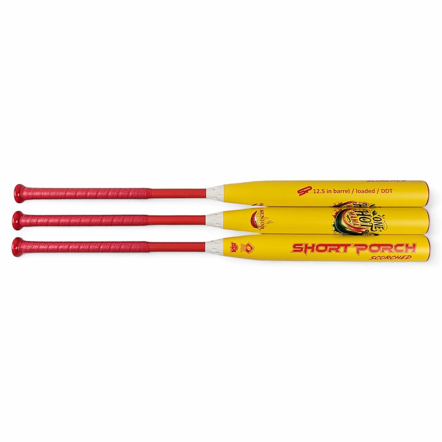 One Hot Mama Limited Edition - Bring the Heat, Leave the Sting - Short Porch Senior Slow Pitch Softball Bat - 2-piece / 12.5 piece