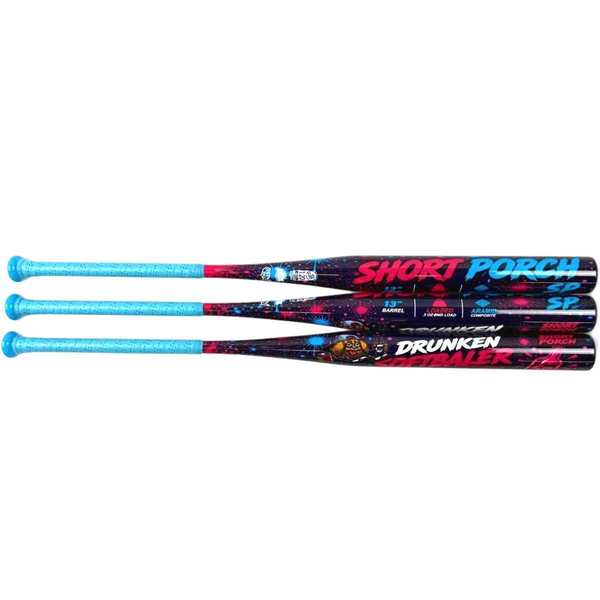 Drunken Softballer - Short Porch USSSA Slow Pitch Softball Bat - 1-piece / 13 in barrel