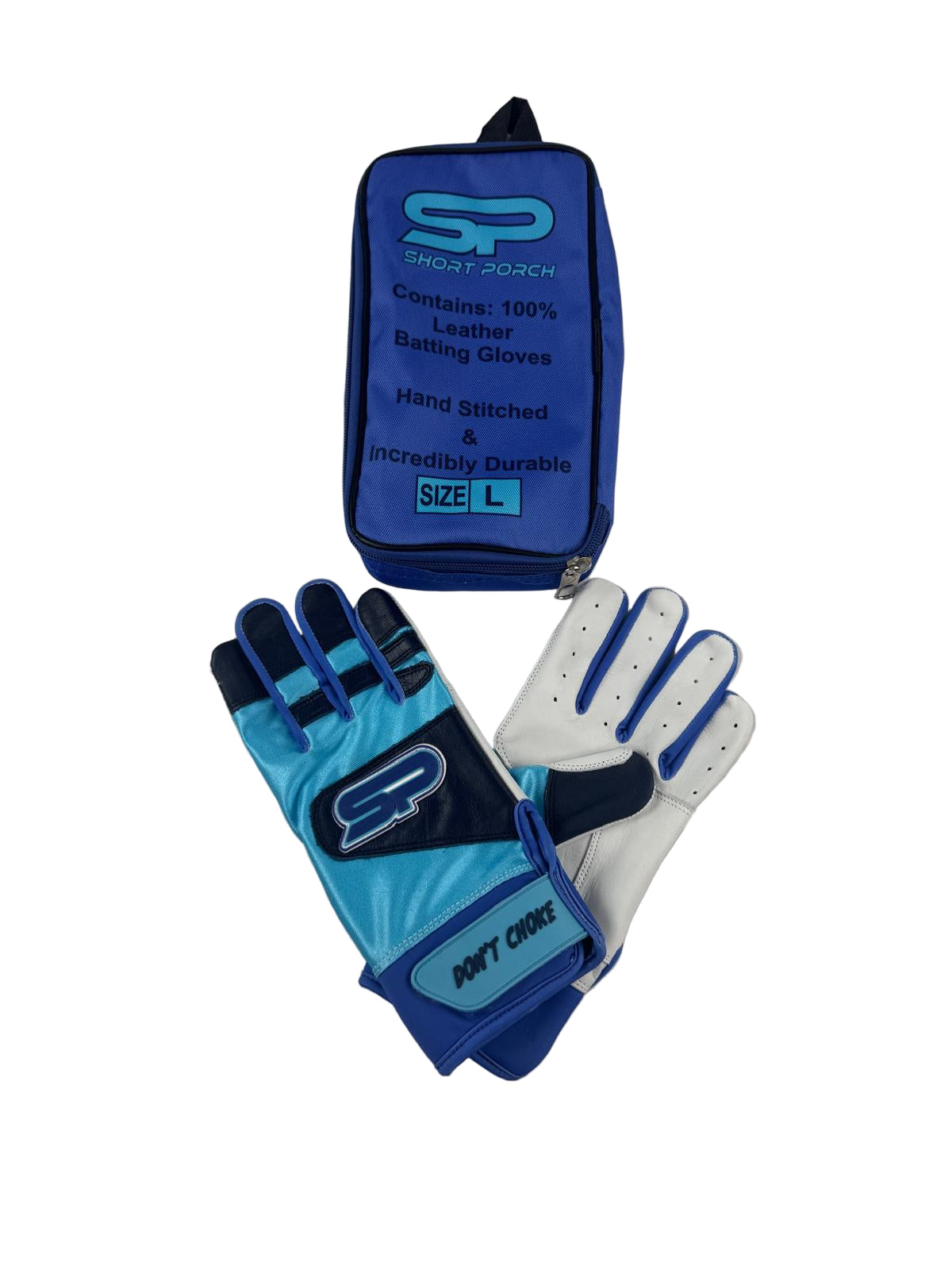 Adult & Youth - Short Porch "SP" Batting Gloves with Carrying Bag