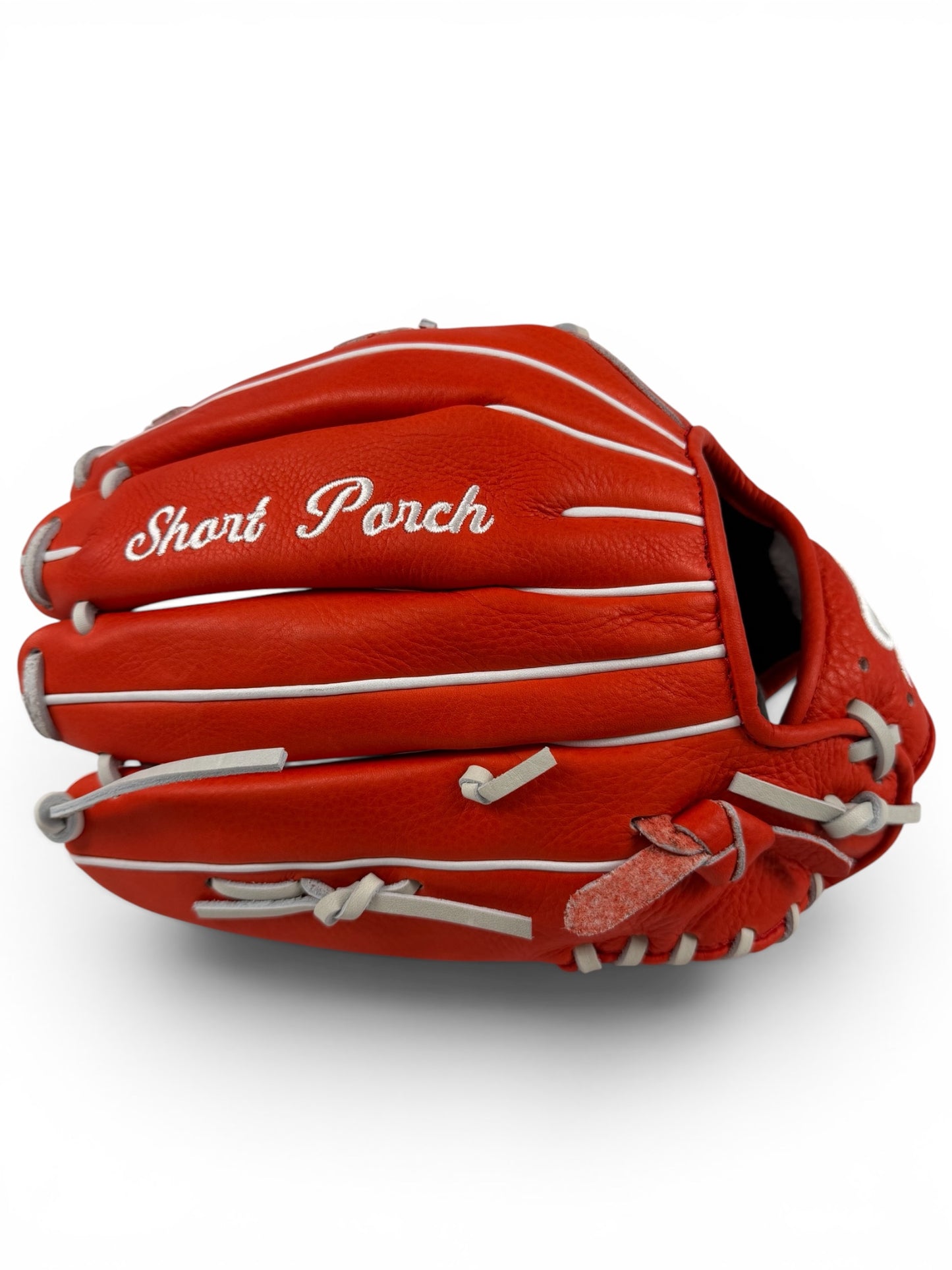 Red/White Cowhide Leather I-Web Handcrafted Glove - 13"