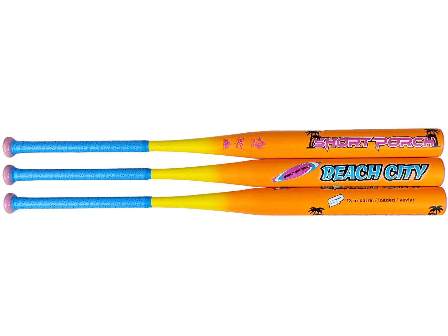 Beach City Kevlar .5 load 13 inch barrel Nunez brothers signature bat - Tri layered OG tech one piece design