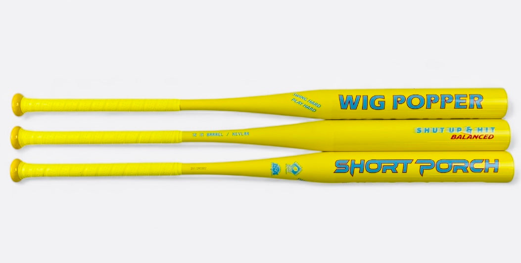 Sunshine 2026 Wig Popper Balanced with Spin Tech - 1-piece / 12 in - Short Porch Senior Slow Pitch Softball Bat