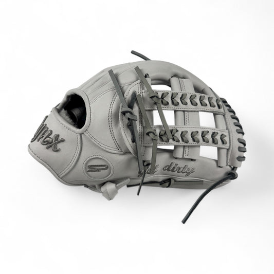 "Sweet & Simple" Japanese Kip Leather Laced H-Web Handcrafted Glove - 13"