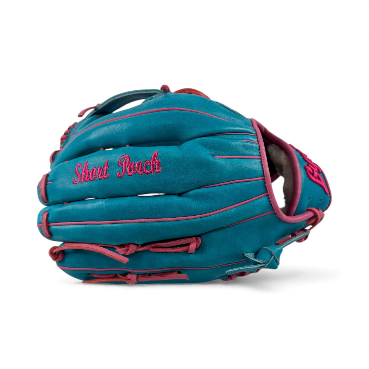 "Cotton Candy" Japanese Kip Leather I-Web Handcrafted Glove - 13.5”