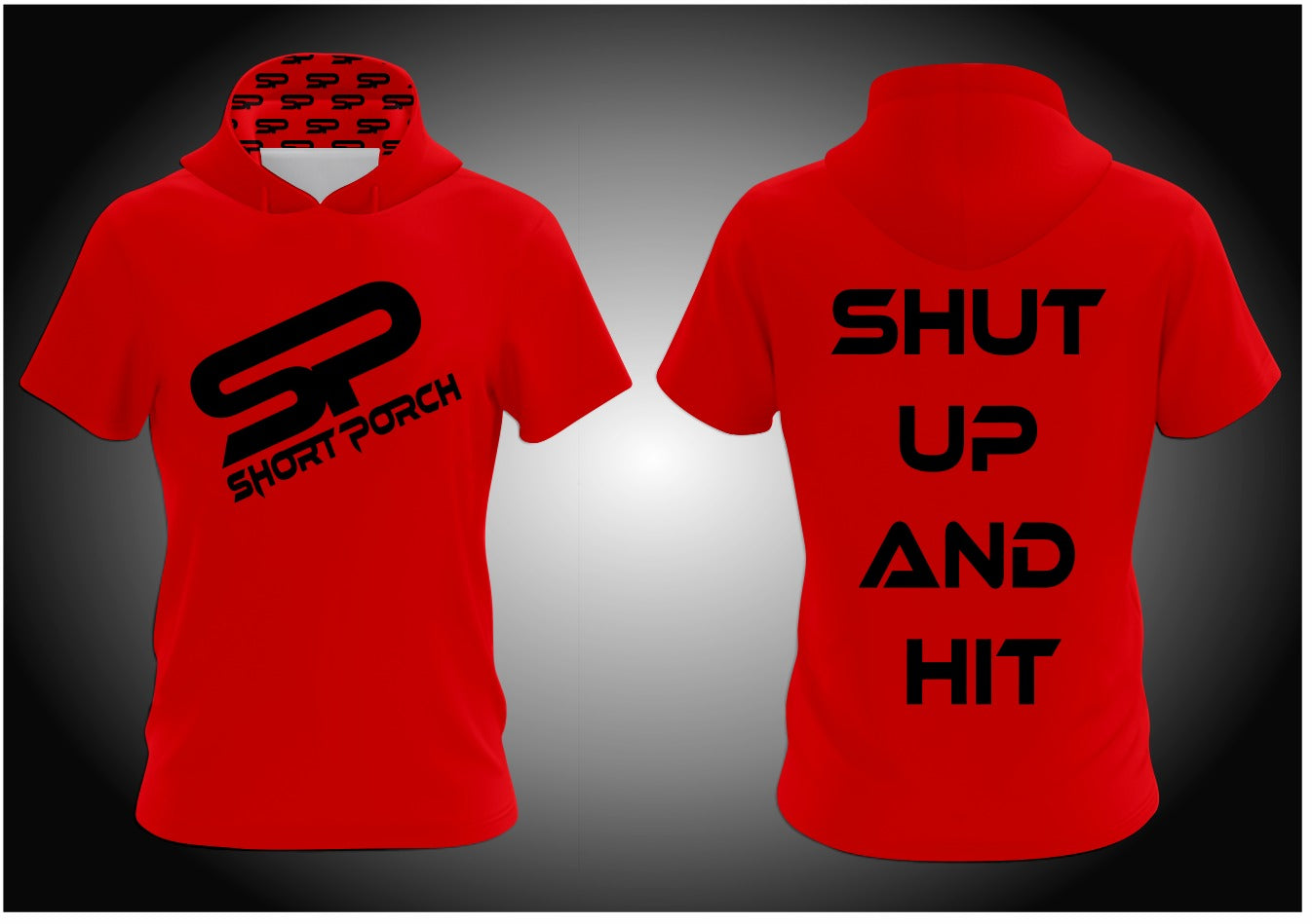 Short Sleeve Thin Hooded Pullovers