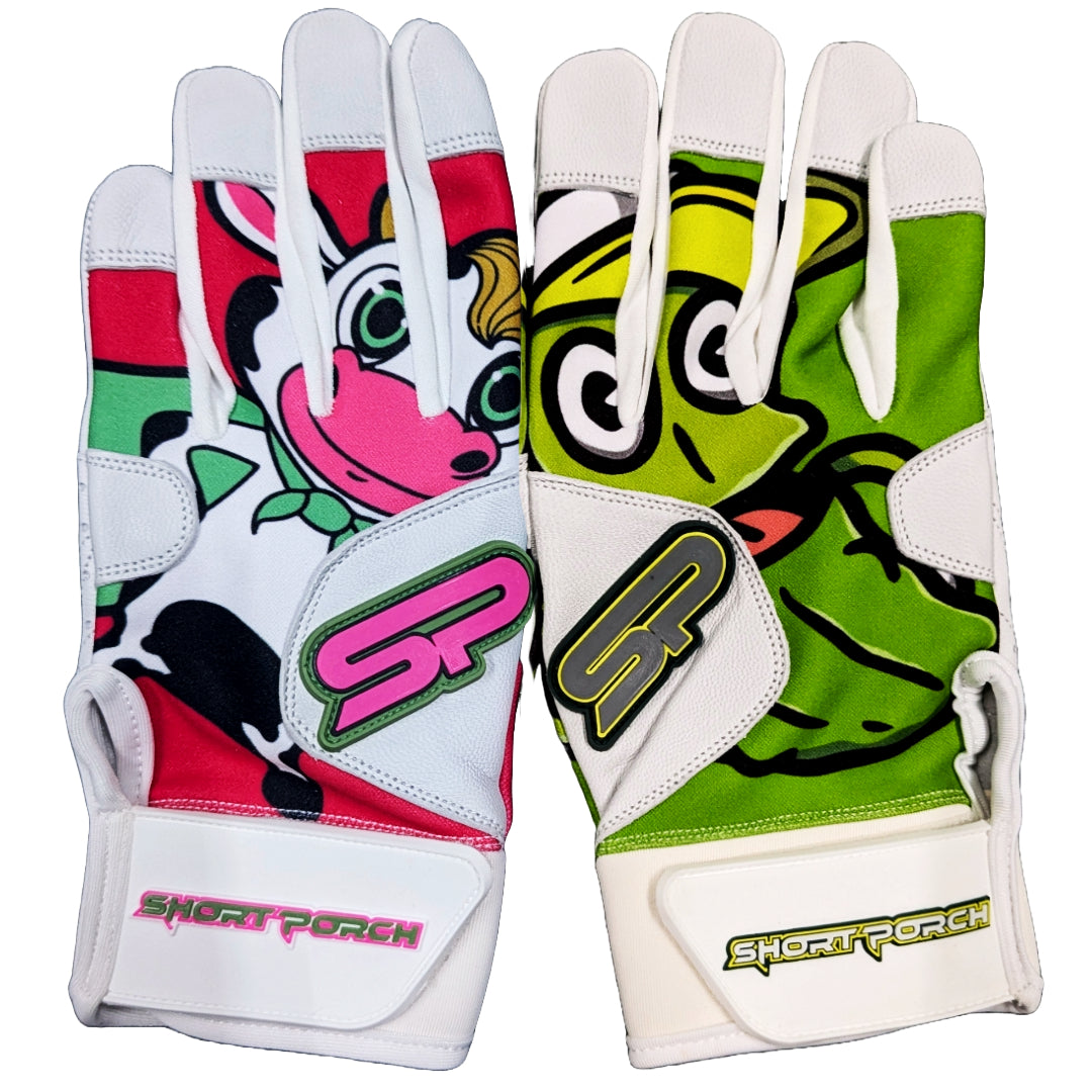 Short Porch  "SP"  Sublimated Printed  Batting Gloves