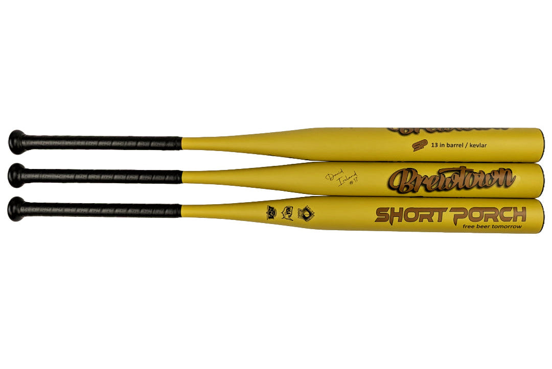 Kevlar Brew Town <David Ireland signature> - Short Porch Senior Slow Pitch Softball Bat - 1-piece 13 inch