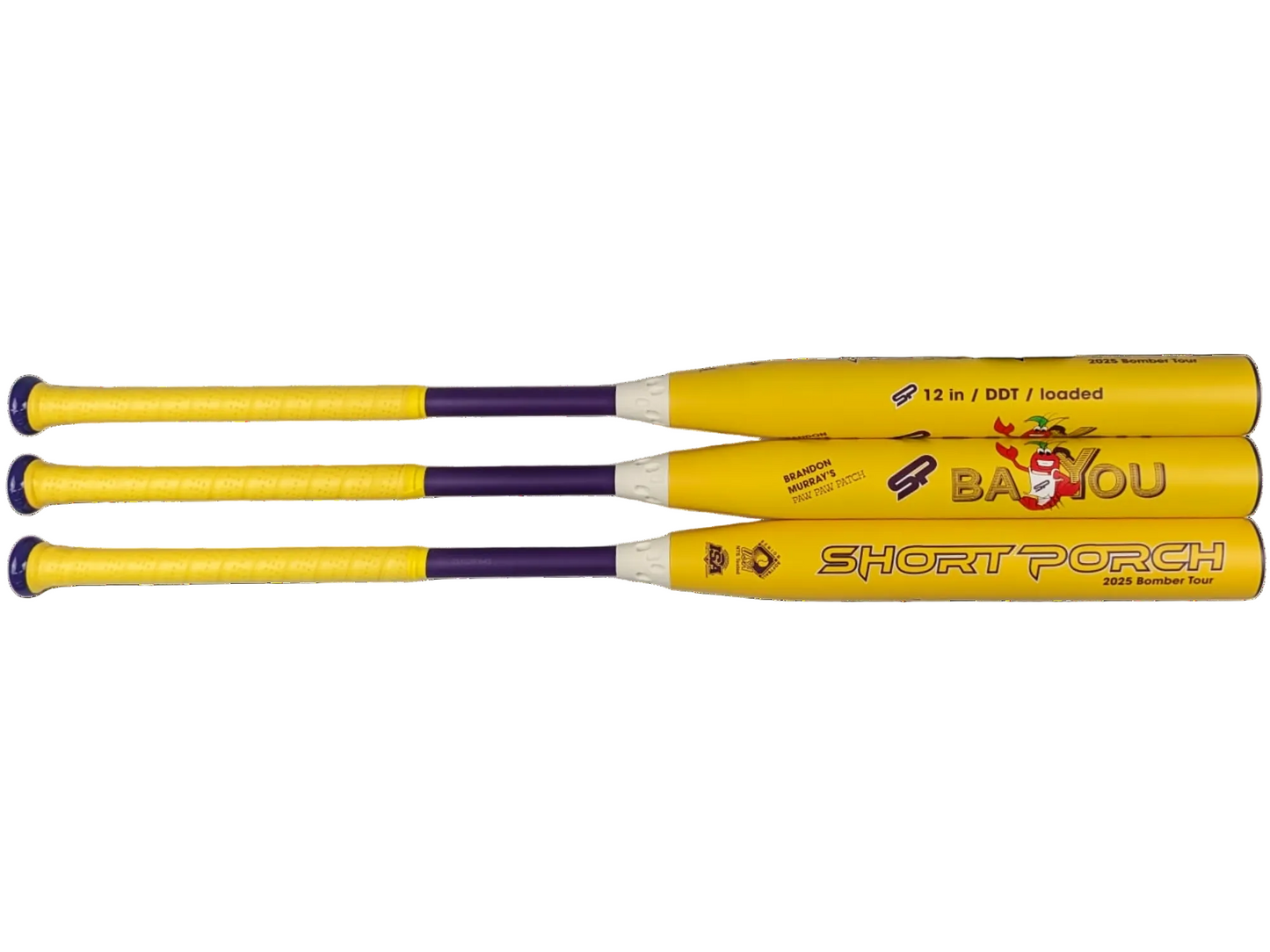 DDT Bayou <Brandon Murray signature> - 2-piece / 12 in - Short Porch Senior Slow Pitch Softball Bat .75 load