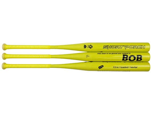 the BOB Senior Kevlar <Bob Downs signature bat> - OG Spin Tech One-piece 13-in. barrel .5 Load - Short Porch Senior Slow Pitch Softball Bat