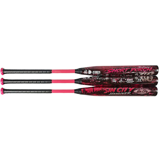 SIN CITY HANGOVER / 2-pc DDT / 12 in - Short Porch USSSA Slow Pitch Softball Bat