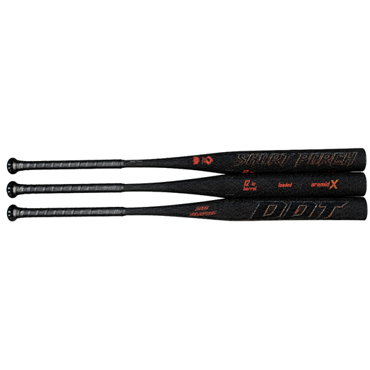 DDT (Dave Velasquez signature) - NO Spin Tech - 1-piece DDT - 12 in - Short Porch Senior Slow Pitch Softball Bat