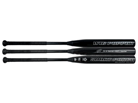DDT Blackout OG < Dave Velasquez signature> - 2-piece / 12 in - Short Porch Senior Slow Pitch Softball Bat .5 load