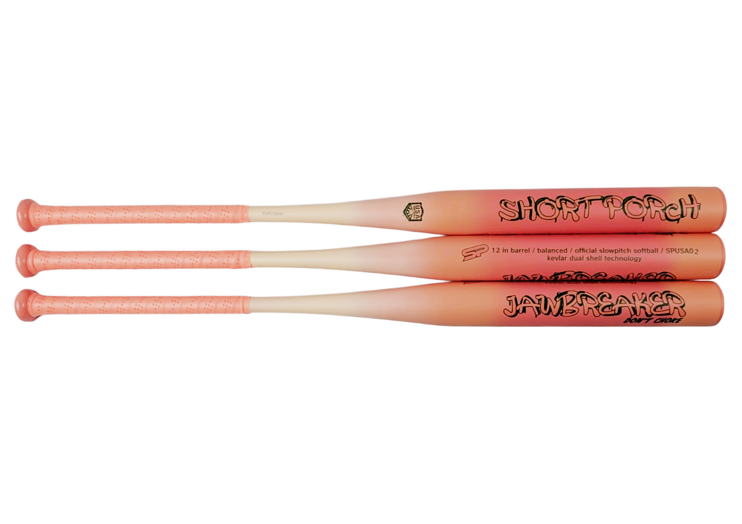 Jawbreaker "Peach" - 1-piece / 12 in / Balanced - Short Porch USA/ASA Slow Pitch Softball Bat
