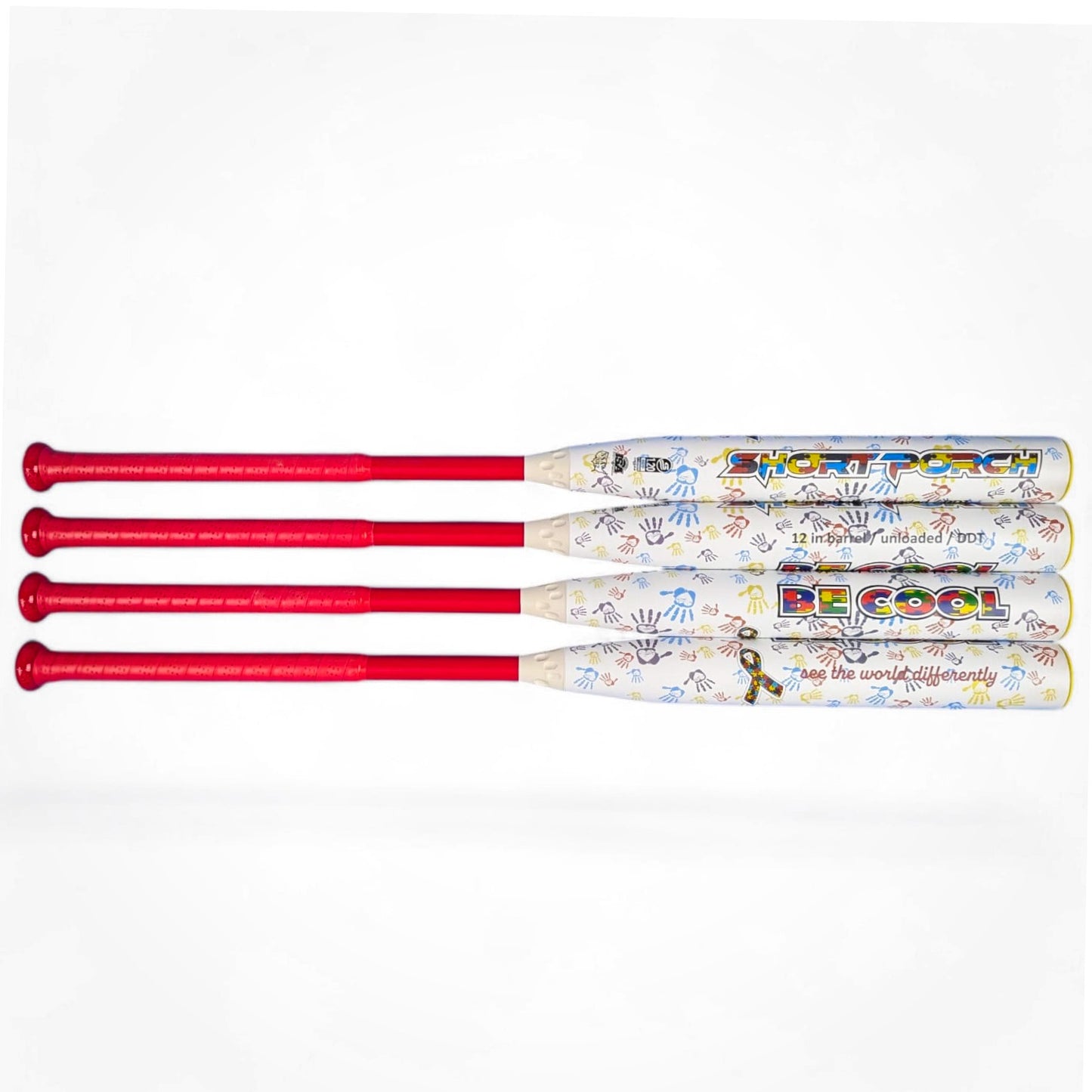 DDT Autism 12" Balanced <Be Cool See the World Differently> Short Porch USSSA Slow Pitch Softball Bat - 2-piece