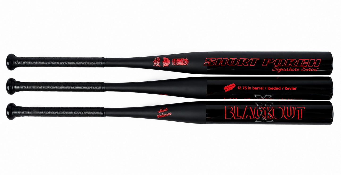Blackout X 240 with Spin Tech <Noah Coleman signature> - 1-piece / 12.75 in - Short Porch USSSA Slow Pitch Softball Bat